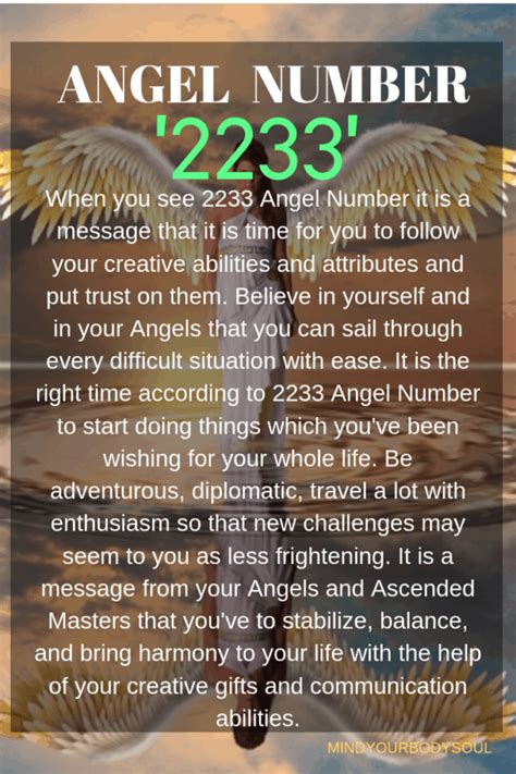 2233 angel number twin flame|Angel Number 2233: Powerful Meaning and。